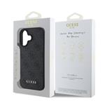 Zadný kryt Guess 4G Charm pre iPhone 16 Plus Tone on Tone Grey