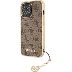 Zadný kryt Guess 4G Charms pre iPhone 13 Pro Brown