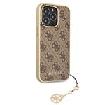 Zadný kryt Guess 4G Charms pre iPhone 13 Pro Max Brown
