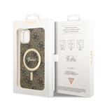 Zadný kryt Guess 4G IML MagSafe pre iPhone 11 Brown