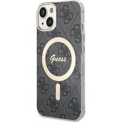 Zadný kryt Guess 4G IML MagSafe pre iPhone 13 Black