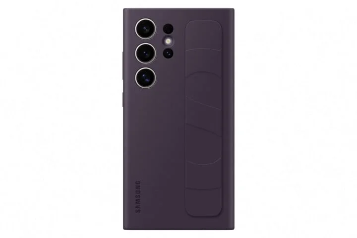 Zadný kryt Samsung s pútkom pre Samsung Galaxy S24 Ultra fialový