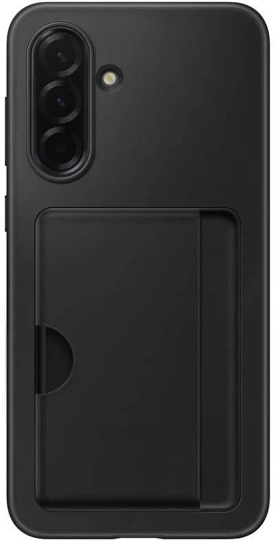 Zadný kryt Samsung s vreckom na kartu pre Galaxy A36 čierny