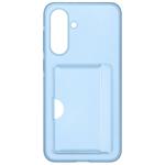 Zadný kryt Samsung s vreckom na kartu pre Galaxy A56 modrý
