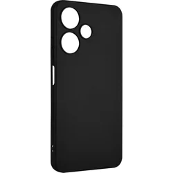 Zadný pogumovaný kryt FIXED Story pre Infinix Hot 30i, čierny