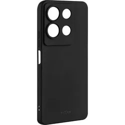 Zadný pogumovaný kryt FIXED Story pre Infinix Note 30, čierny