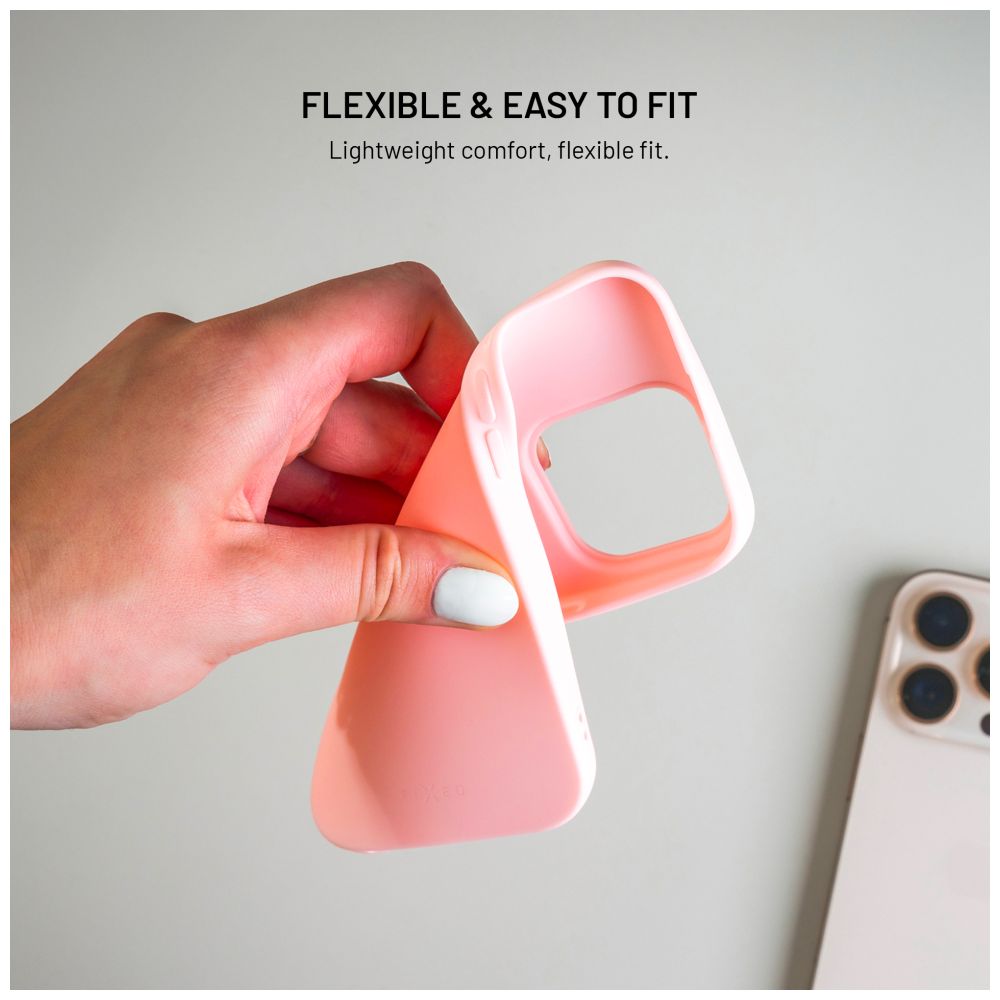 Zadný pogumovaný kryt FIXED Story pre Motorola Moto G86 5G/Power, ružový