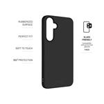 Zadný pogumovaný kryt FIXED Story pre Samsung Galaxy A55 5G, čierny