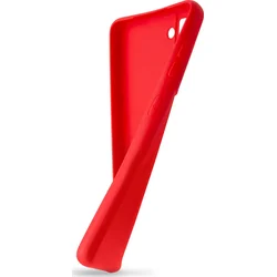 Zadný pogumovaný kryt FIXED Story pre Samsung Galaxy S23+, červený