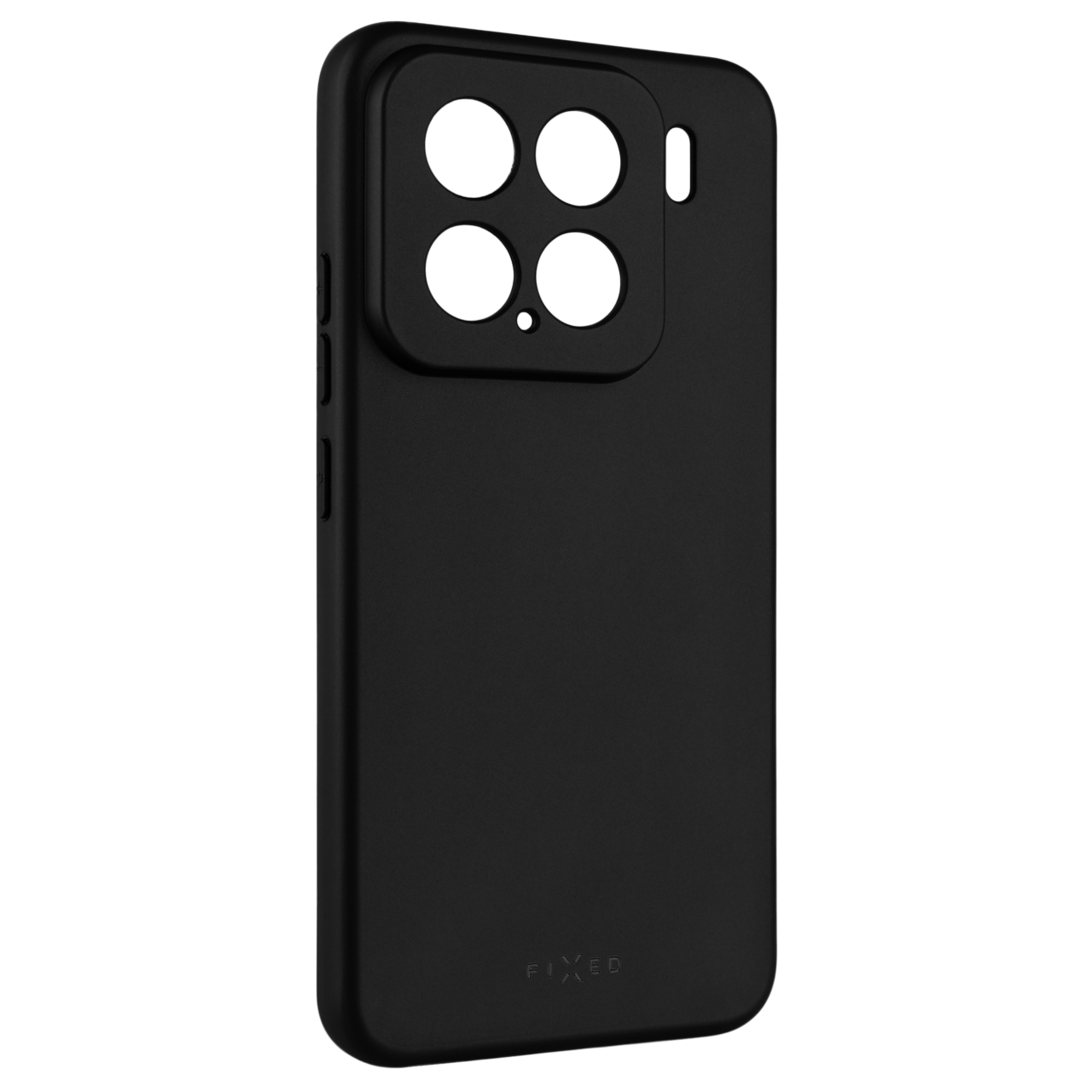 Zadný pogumovaný kryt FIXED Story pre Xiaomi 15, čierny