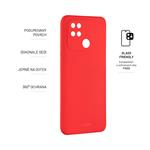 Zadný pogumovaný kryt FIXED Story pre Xiaomi Redmi 10C, červený