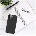 Zadný pogumovaný kryt FIXED Story pre Xiaomi Redmi A3, čierny