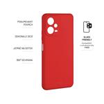 Zadný pogumovaný kryt FIXED Story pre Xiaomi Redmi Note 12 5G, červený