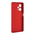 Zadný pogumovaný kryt FIXED Story pre Xiaomi Redmi Note 12 Pro+ 5G, červený