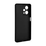 Zadný pogumovaný kryt FIXED Story pre Xiaomi Redmi Note 12 Pro 5G, čierny