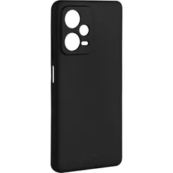 Zadný pogumovaný kryt FIXED Story pre Xiaomi Redmi Note 12 Pro+ 5G, čierny