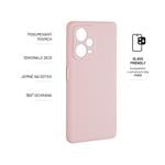 Zadný pogumovaný kryt FIXED Story pre Xiaomi Redmi Note 12 Pro+ 5G, ružový