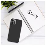Zadný pogumovaný kryt FIXED Story pre Xiaomi Redmi Note 14 Pro+ 5G, čierny
