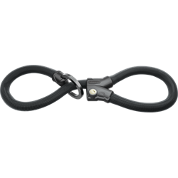 Zámek ABUS 1806/110 black INFINITY LOOP - černá
