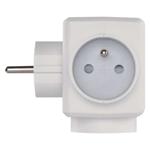 Zásuvka 3× okrúhla, 2× USB