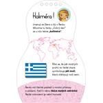 Zdobiť grécke bábiky ELENA - Omaľovánky