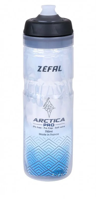 Zefal lahev Arctica Pro 75 new stříbrná-modrá