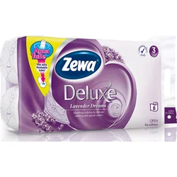Zewa Deluxe Lavender Dreams 8 rolí (3 vrstvy)