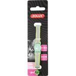 Zolux Obojek pro kočky SHINY nylon zelený 10mm/30cm