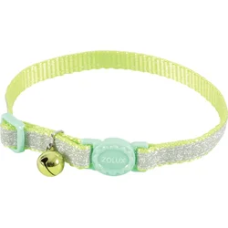 Zolux Obojek pro kočky SHINY nylon zelený 10mm/30cm
