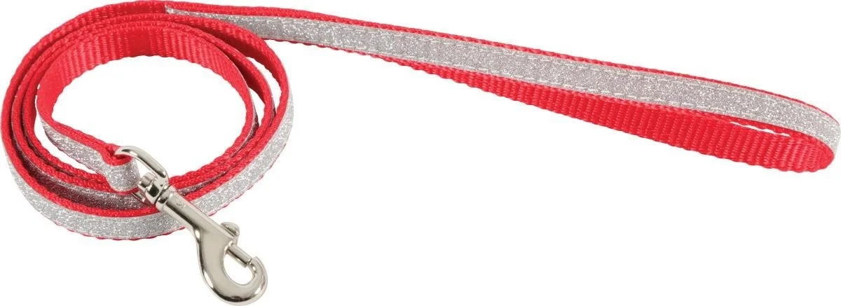 Zolux Vodítko pre mačky SHINY nylon červené 1m