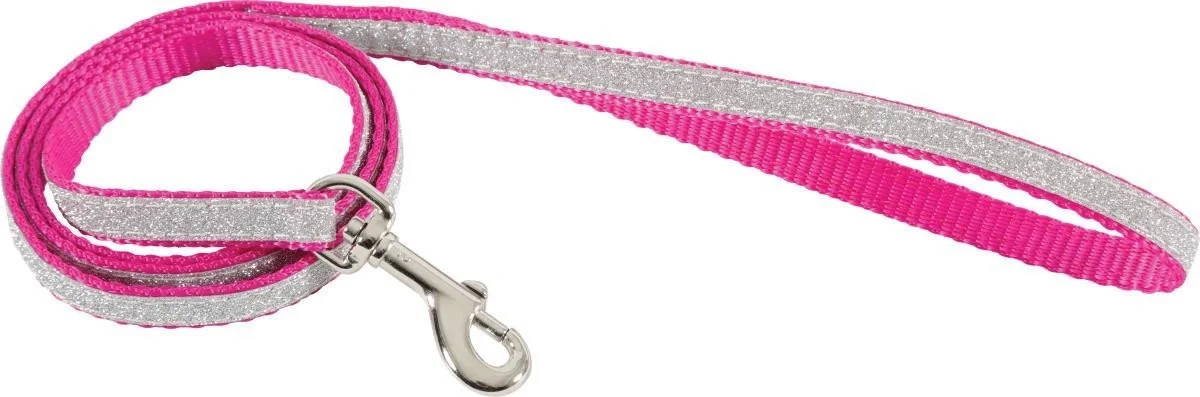 Zolux Vodítko pro kočky SHINY nylon růžové 1m