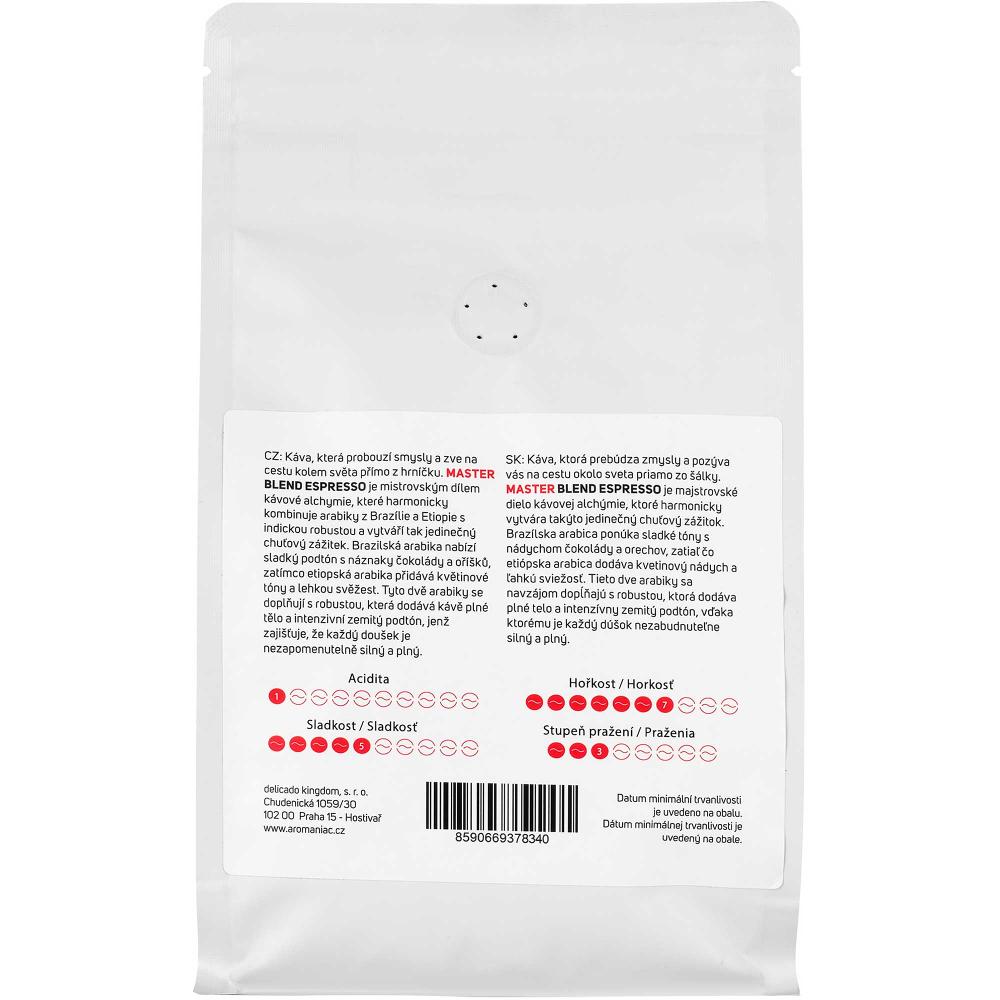 Zrnková káva Sencor Master Blend Espresso 250g