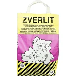 ZVERLIT fialová super jemná podestýlka pro kočky s vůní 6kg