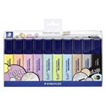 Zvýrazňovače STAEDTLER "Textsurfer Classic Pastel", sada 10 rôznych farieb, 1-5 mm