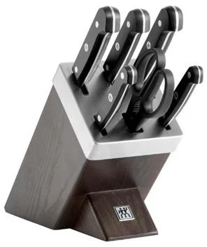 Zwilling Gourmet - samoostřící blok s noži, 7ks