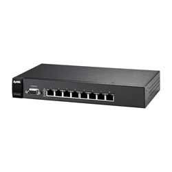 ZyXEL ES-2108, ethernet switch, management,  Layer 2, 8xLAN, 1xD-Sub 9
